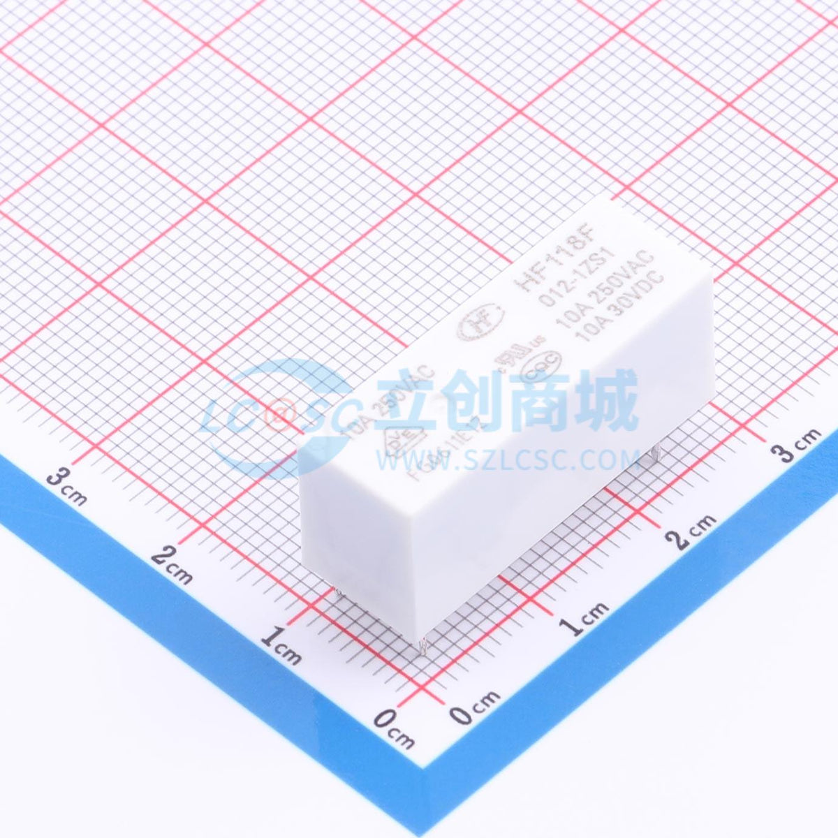 Rơ-le điện tử HF118F/012-1ZS1 HF 12V THT,10.1x28.5mm - Techcore Việt Nam