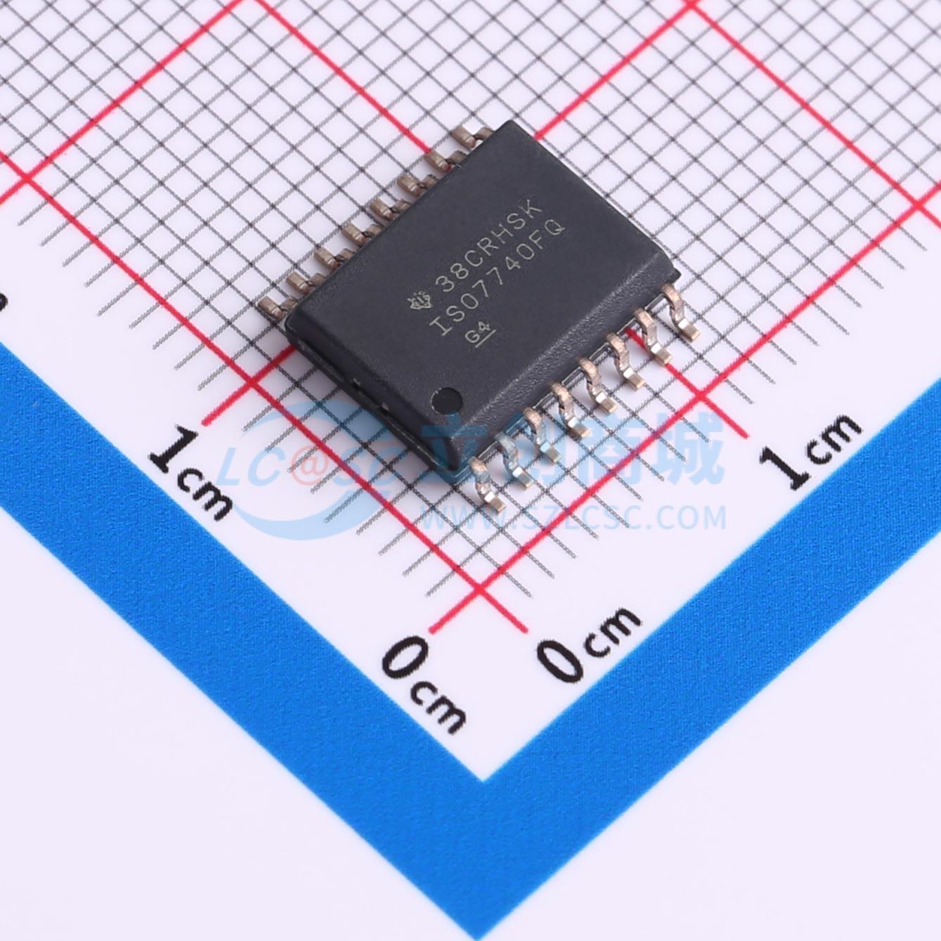 IC Cách Ly Số ISO7740FQDWRQ1 TI SOIC-16 100Mbps 4 Kênh - Techcore Việt Nam