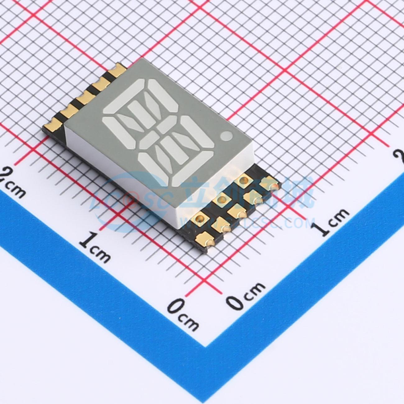 LED 7 đoạn GS4011CW-G Guangcai Display SMD,19x9.3mm Cathode chung - Techcore Việt Nam