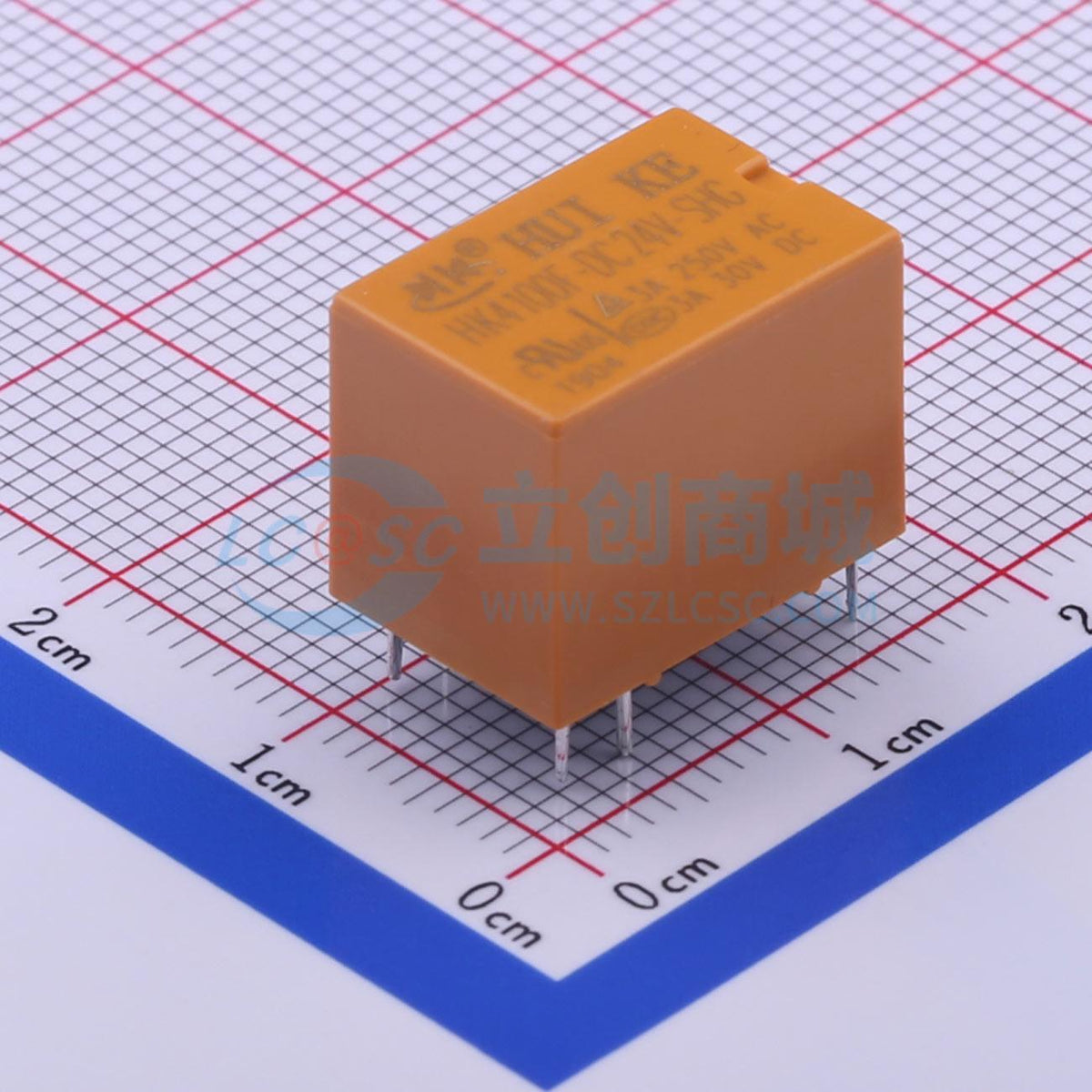 Rơ-le điện tử HK4100F-DC24V-SHG HUIKE DIP,14.5x10.5mm - Techcore Việt Nam