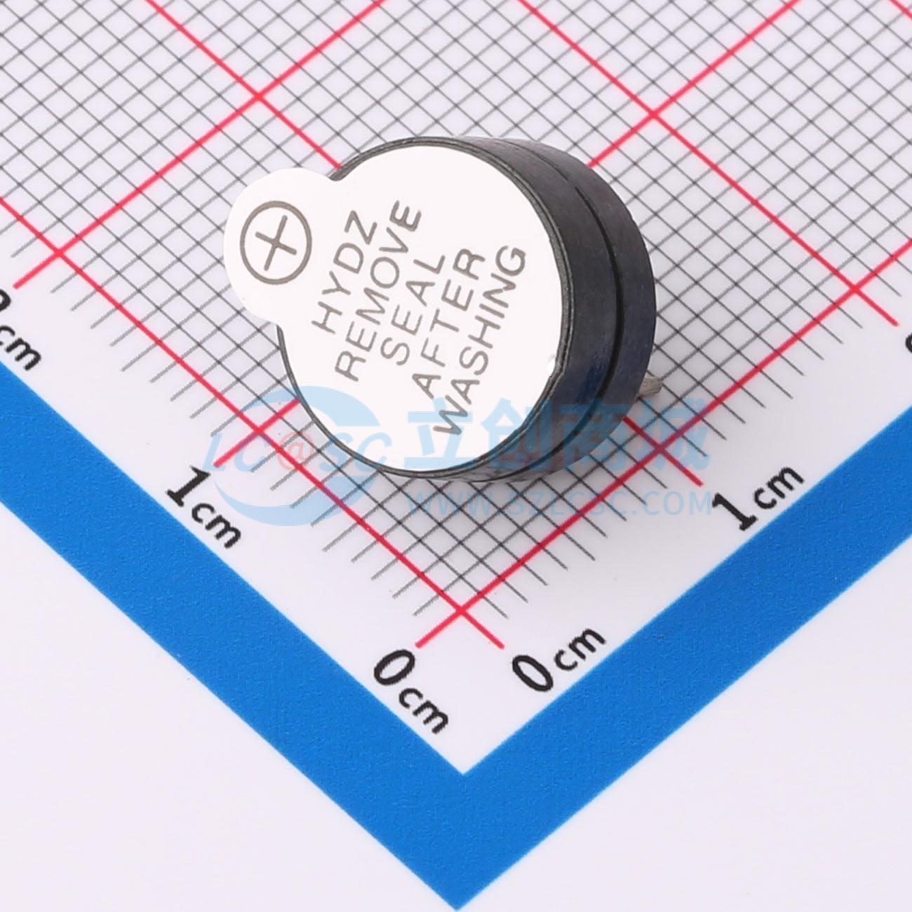 Còi buzzer HYE1206-12ST HYDZ Xuyên lỗ,D=7.6mm - Techcore Việt Nam