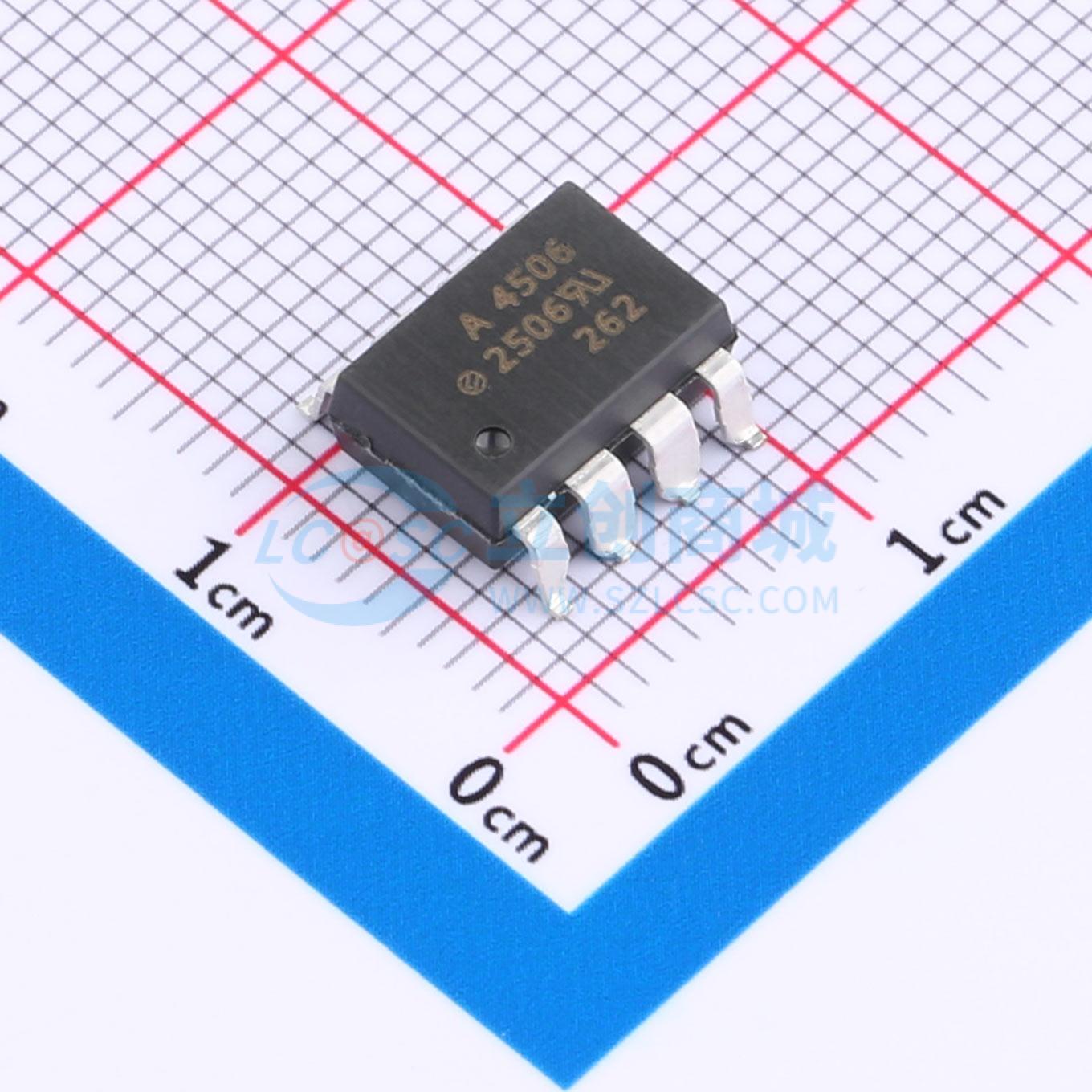 Optocoupler logic HCPL-4506-500E Broadcom SOP-8-2.54mm - Techcore Việt Nam