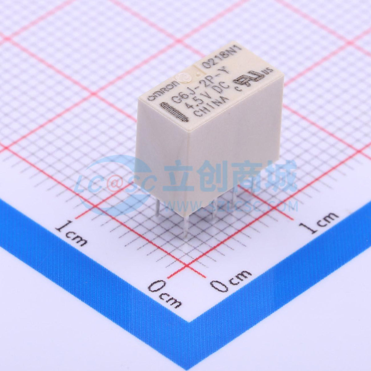 Rơ-le điện tử G6J-2P-Y DC4.5 OMRON 4.5V DIP,10.6x5.7mm - Techcore Việt Nam