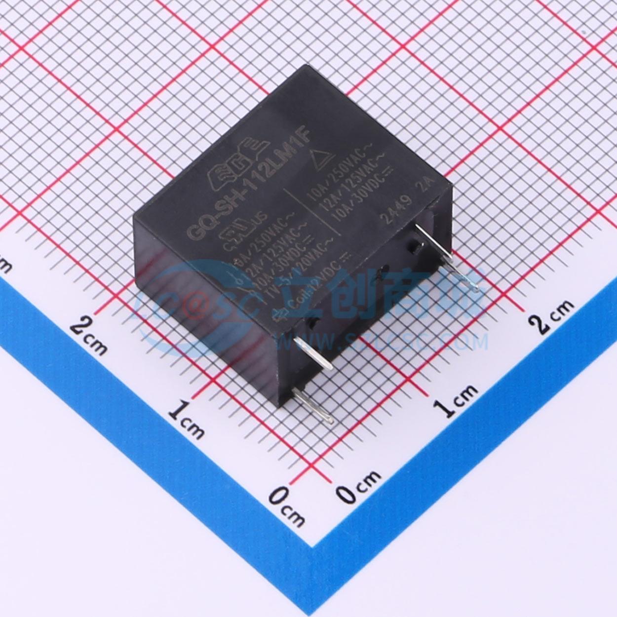 Rơ-le điện tử ETR-GQ-SH-112LM1FZ ECE 12V THT,18.2x10mm - Techcore Việt Nam
