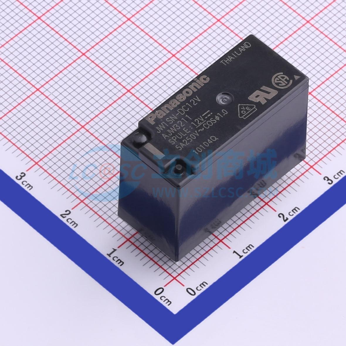 Rơ-le điện tử AJW3211 PANASONIC 12V THT,28.6x12.8mm - Techcore Việt Nam