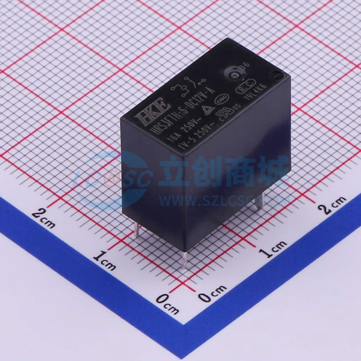 Rơ-le HRS3FTH-S-DC12V-A HKE 12V THT,18.2x10.2mm - Techcore Việt Nam