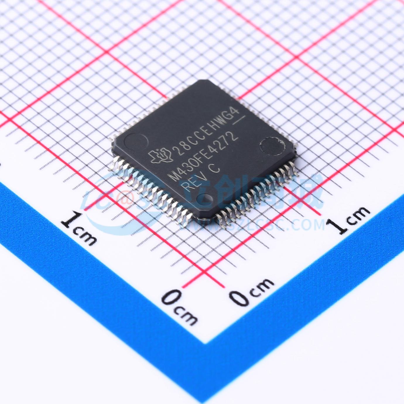 Vi điều khiển MCU MSP430FE4272IPMR Texas Instruments LQFP-64(10x10) - Techcore Việt Nam