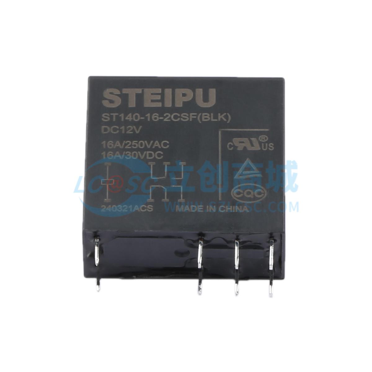 Rơ-le công suất ST140-16-2CSF(BLK)/DC12V STEIPU THT,29x12.7mm - Techcore Việt Nam