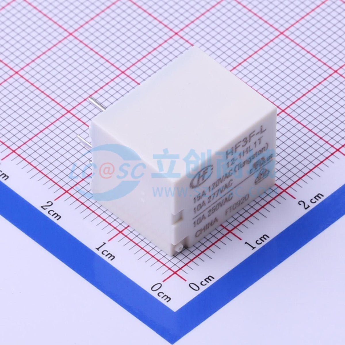 Rơ-le chốt từ HF3F-L/12-1HL1T HF THT,19x15.2mm - Techcore Việt Nam