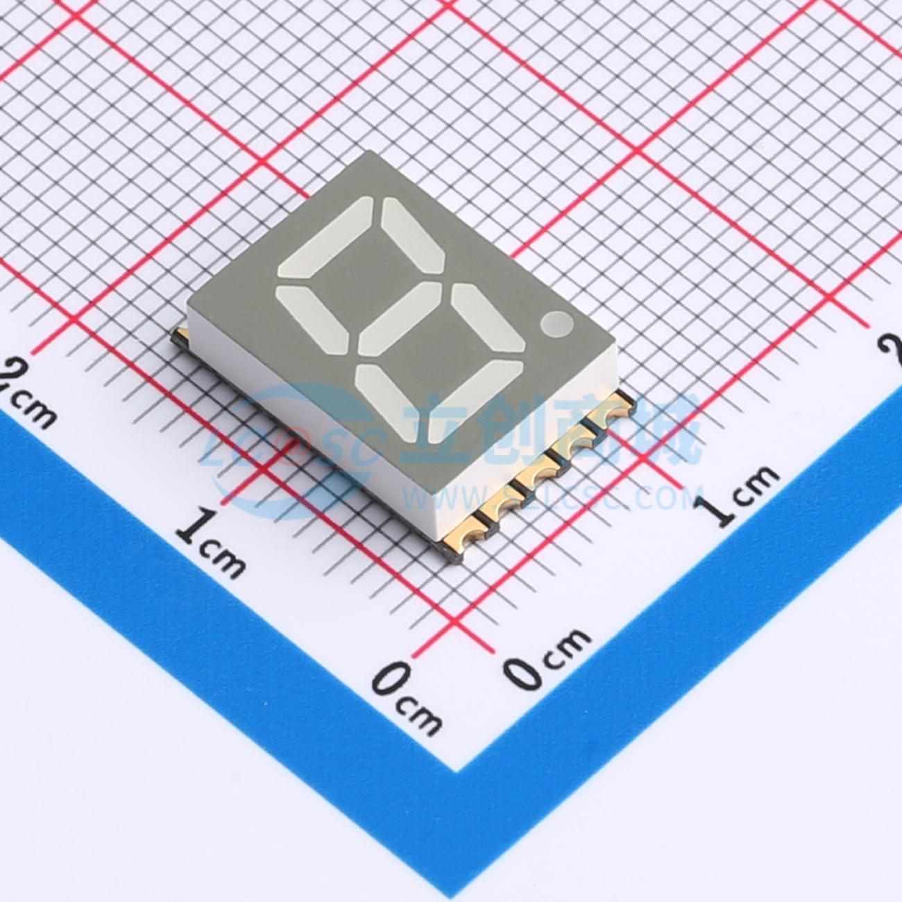 LED 7 đoạn GS3911CB-G Guangcai Display SMD,15x9.8mm Cathode chung - Techcore Việt Nam