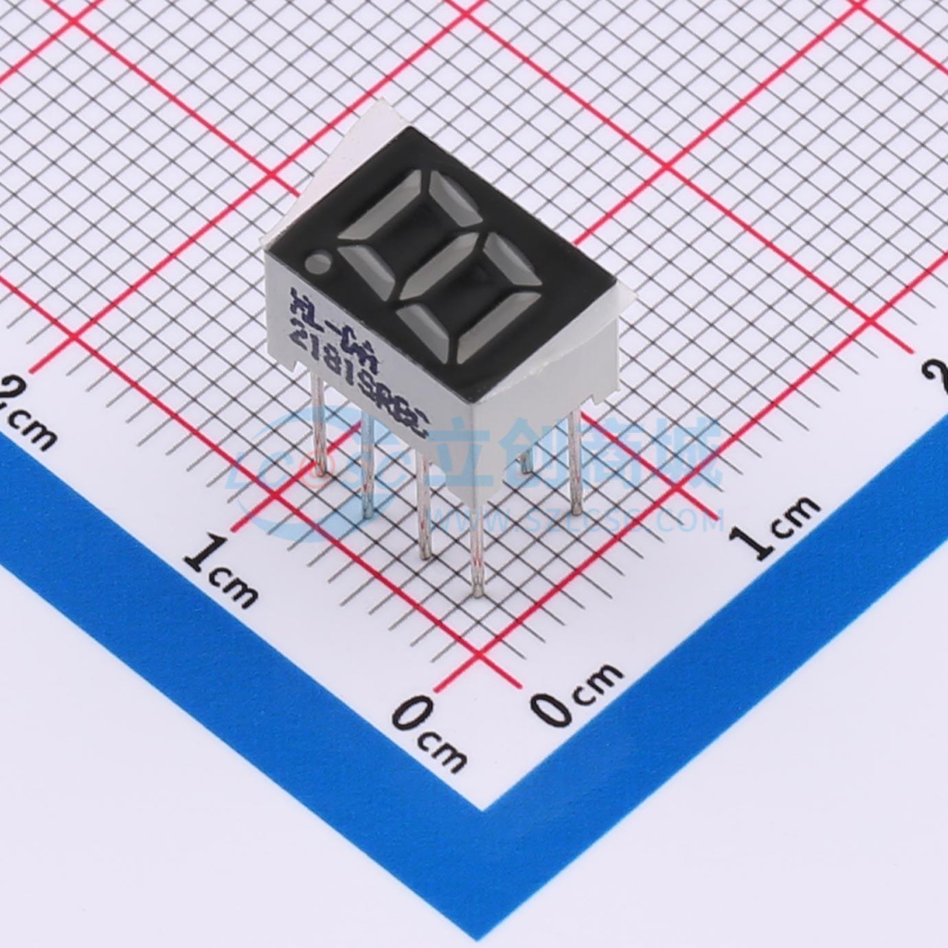 LED 7 đoạn XL-DA2181SRBC XINGLIGHT DIP,10x7.4mm Cathode chung - Techcore Việt Nam