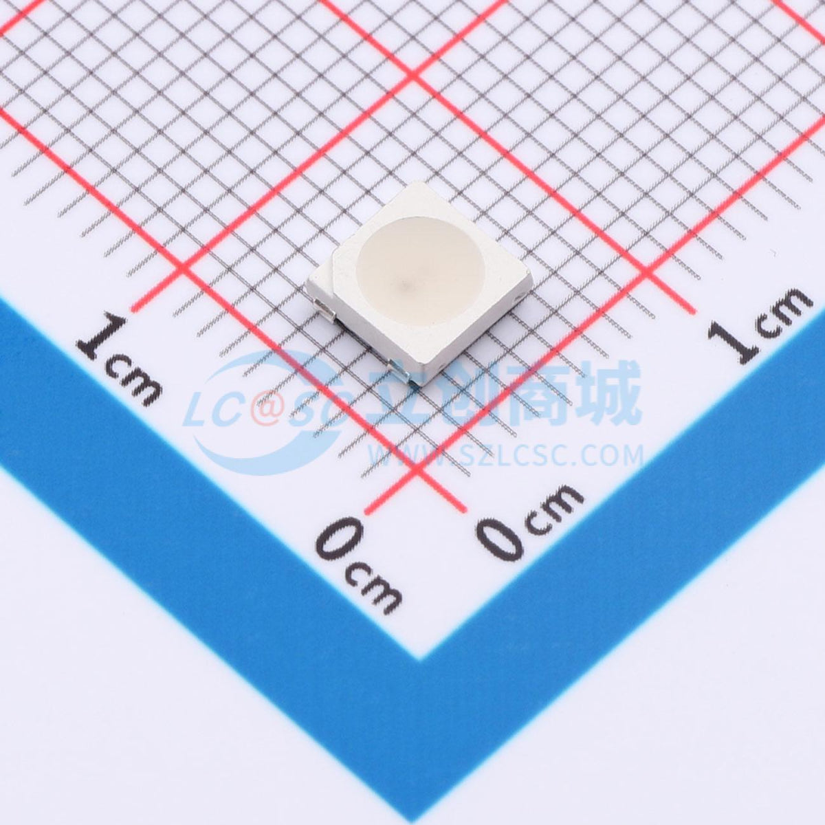 LED RGB tích hợp IC GL5050RGB01H-W Guiguang light SMD5050-4P 610nm~630nm - Techcore Việt Nam