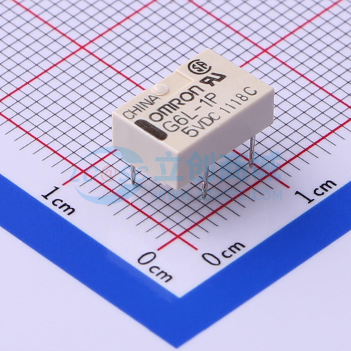 Rơ-le tín hiệu G6L-1P-DC5 OMRON 5V THT,10.6x7mm - Techcore Việt Nam