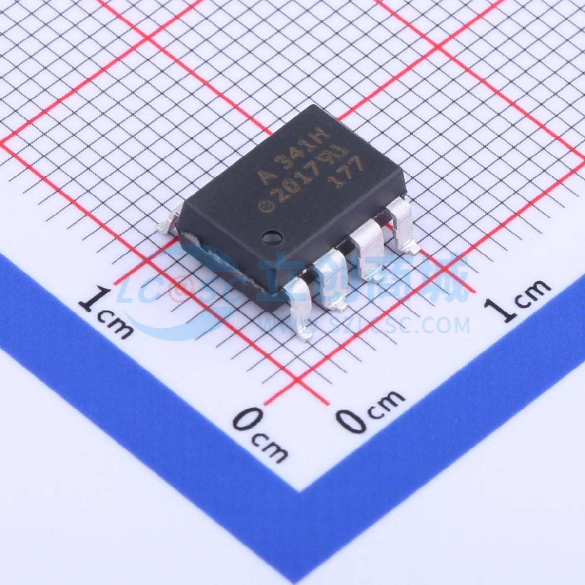 Optocoupler logic QCPL-341H-500E Broadcom SOP-8-2.54mm 630V - Techcore Việt Nam