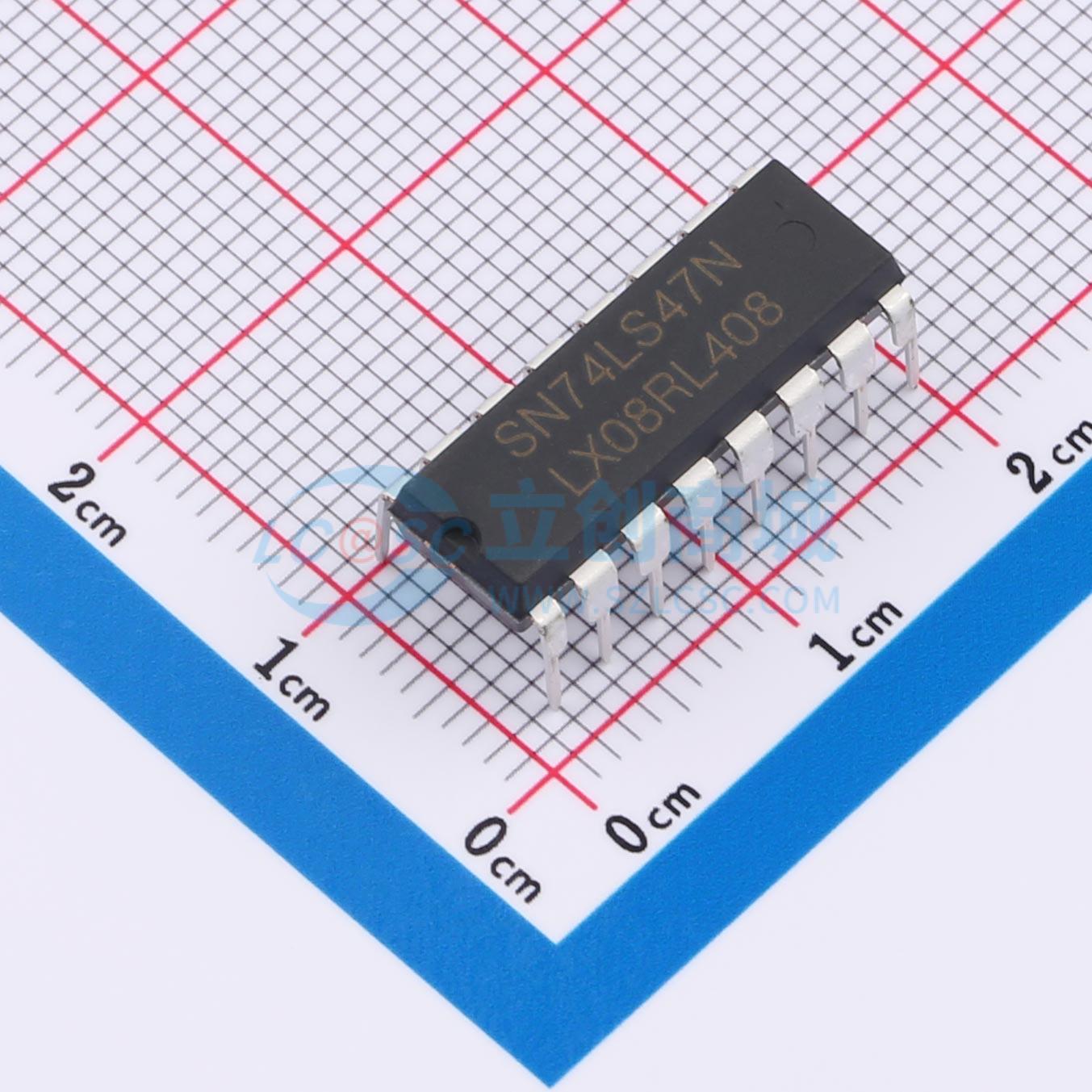 IC điều khiển LED 7 đoạn SN74LS47N(LX) LX DIP-16 1V - Techcore Việt Nam