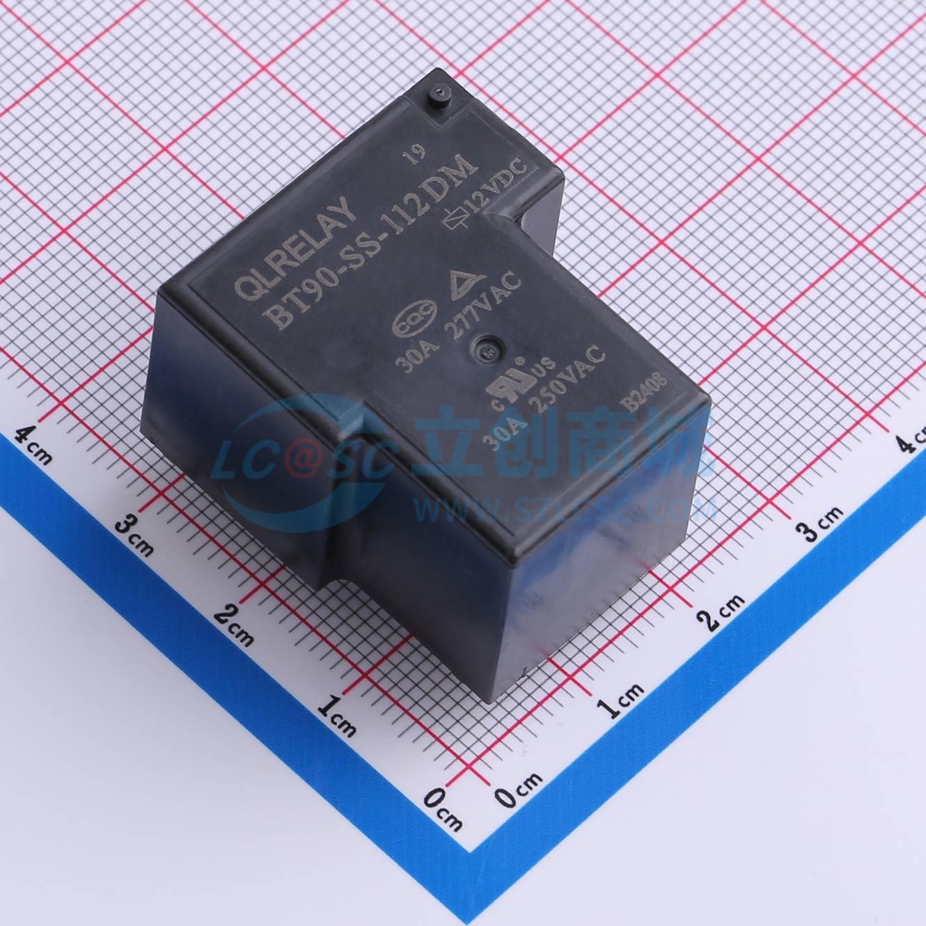 Rơ-le công suất BT90-SS-112DM QLRELAY 12V THT,31.5x27.4mm - Techcore Việt Nam