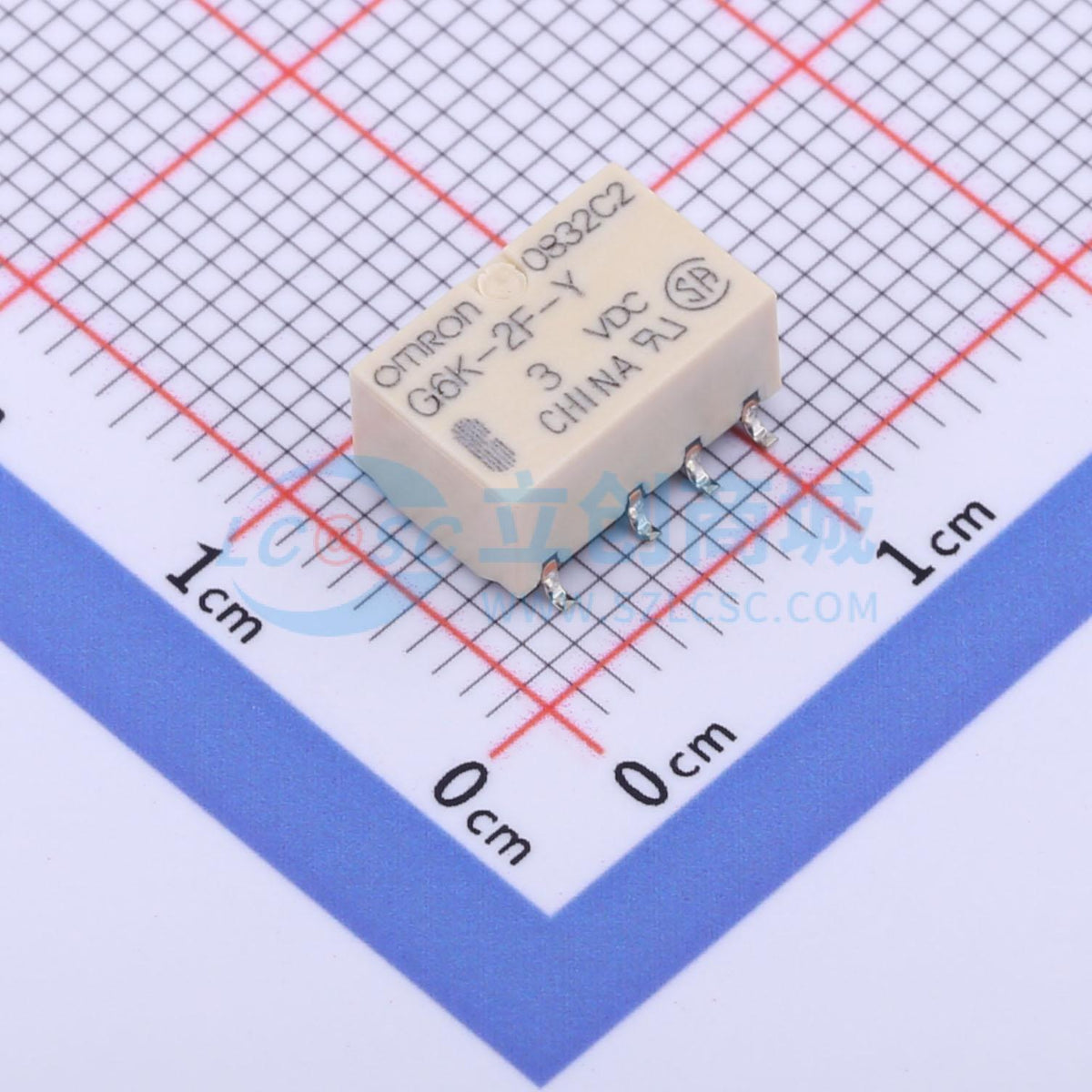 Rơ-le tín hiệu G6K-2F-Y DC3 OMRON SMD,10x6.5mm - Techcore Việt Nam