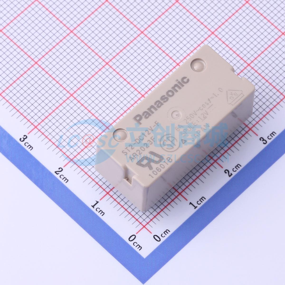 Rơ-le công suất ST2-DC12V-F PANASONIC 12V THT - Techcore Việt Nam