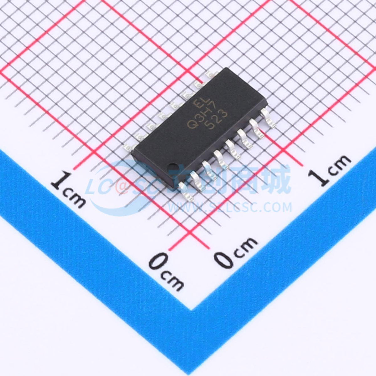 Optocoupler transistor ELQ3H7(TA) EVERLIGHT SSOP-16-175mil-1.27mm 1.2V - Techcore Việt Nam