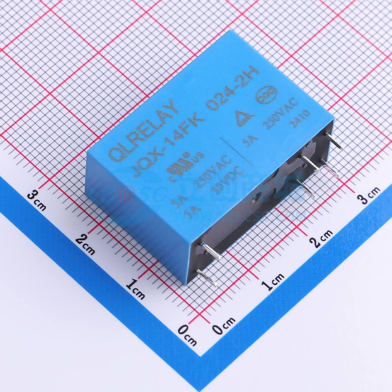 Rơ-le công suất JQX-14FK 024-2H QLRELAY 24V THT,29.2x12.8mm - Techcore Việt Nam