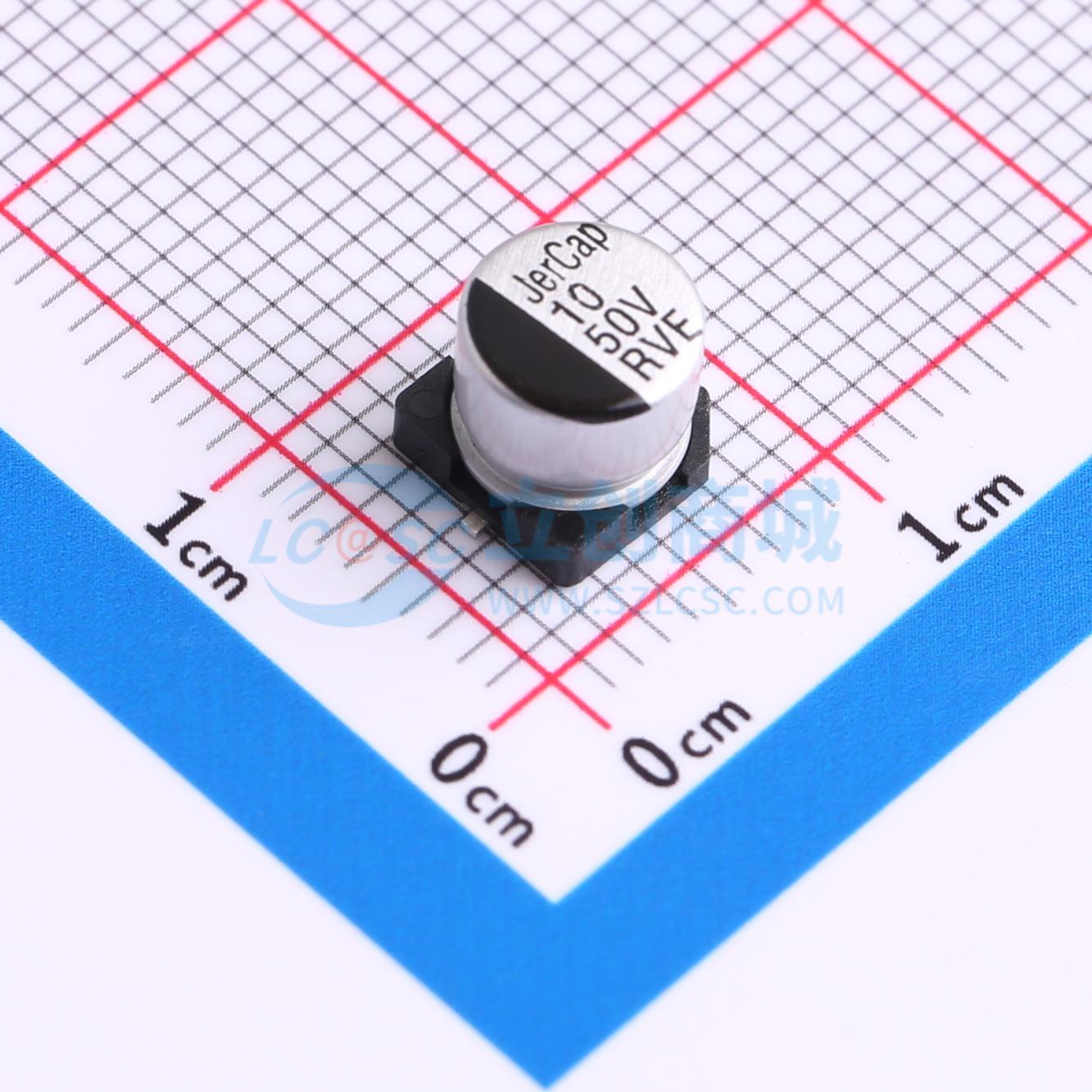 Linh kiện điện tử RVE50V10M6X5 JIERR SMD,D6.3xL5.4mm - Techcore Việt Nam
