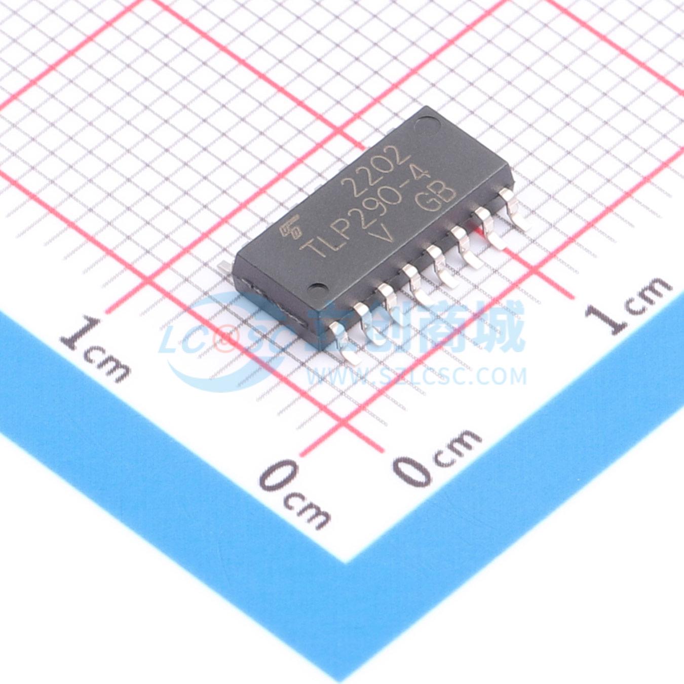 Optocoupler transistor TLP290-4(V4GBTPE TOSHIBA SOP-16-4.6mm 1.2V - Techcore Việt Nam