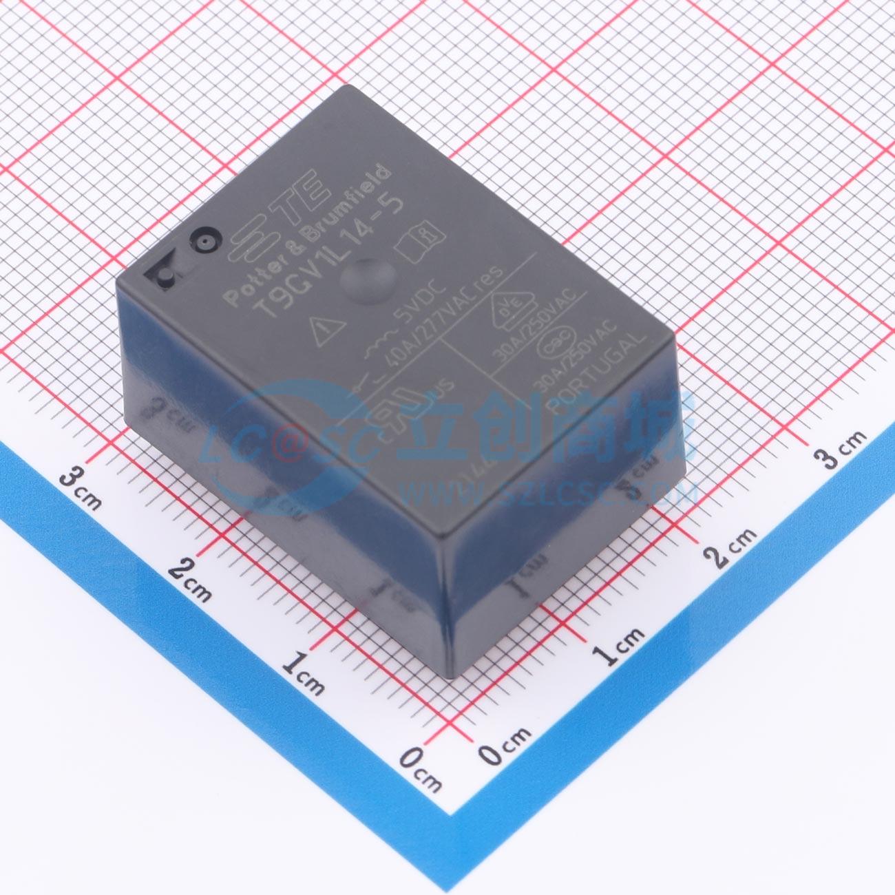 Rơ-le công suất T9GV1L14-5 TE Connectivity 5V THT - Techcore Việt Nam