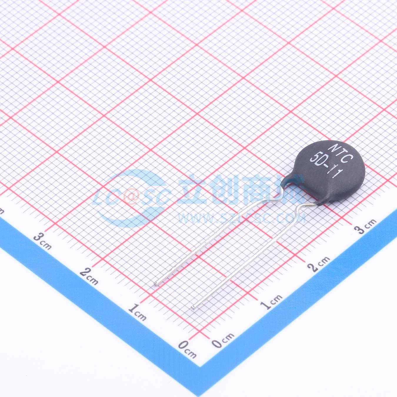 Điện trở nhiệt NTC MF72 5D-11 R+O Xuyên lỗ, P=7.5mm 5Ω - Techcore Việt Nam