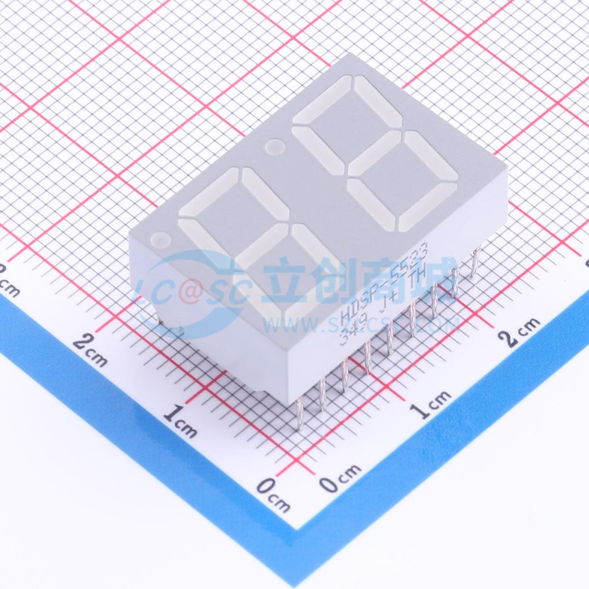 LED 7 đoạn HDSP-5523 Broadcom DIP-18 Cathode chung - Techcore Việt Nam