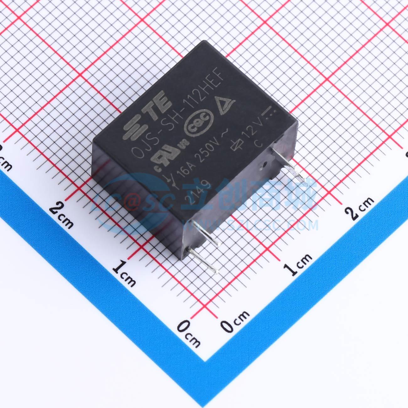 Rơ-le công suất 2071556-3 TE Connectivity 12V DIP,18.2x10.2mm - Techcore Việt Nam