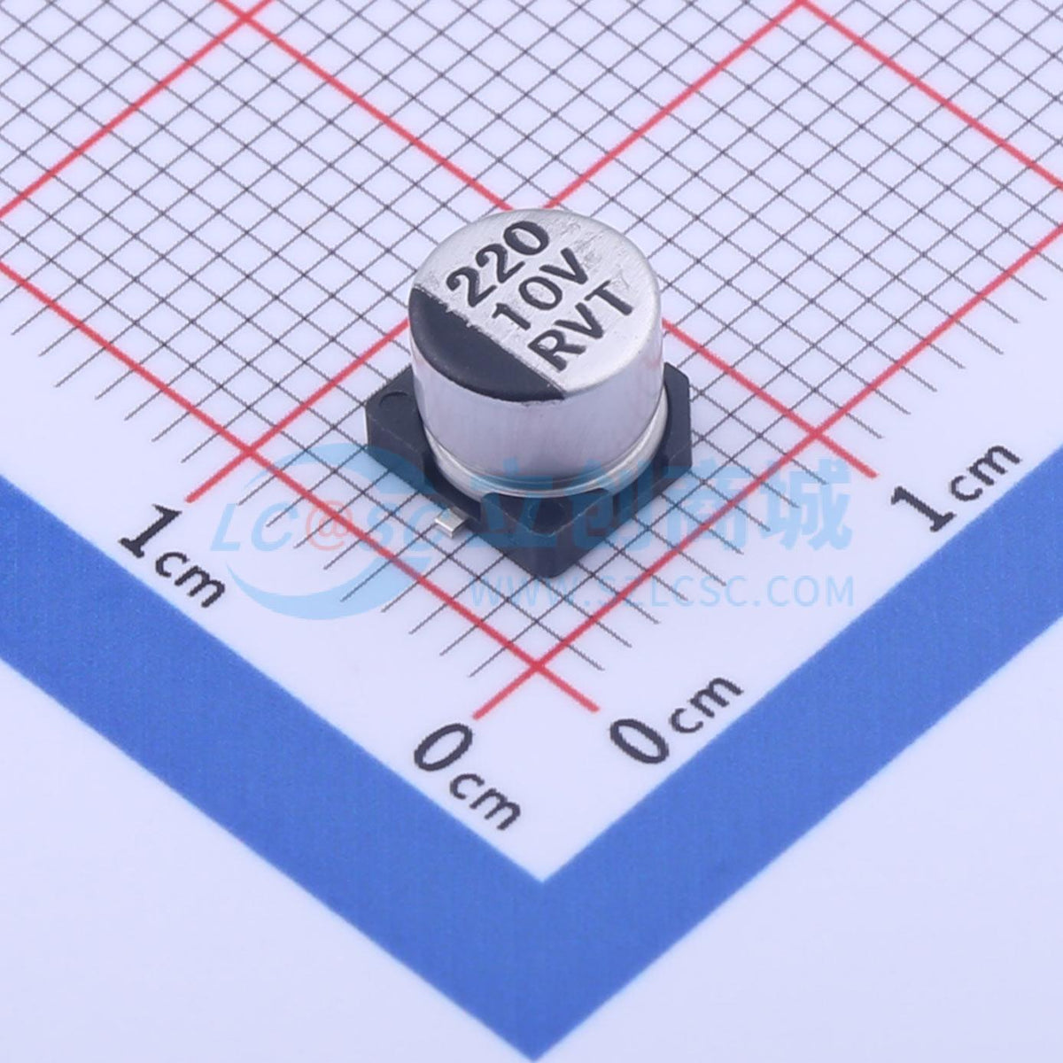 Linh kiện điện tử RVT220UF10V67RV0037 KNSCHA SMD,D6.3xL5.4mm - Techcore Việt Nam