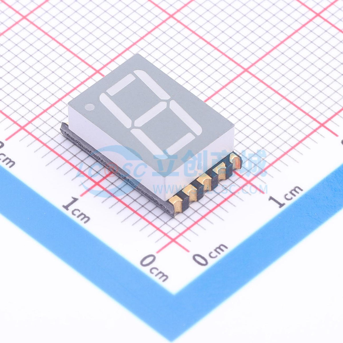 LED 7 đoạn GS4012CB-G Guangcai Display SMD,15x9.2mm - Techcore Việt Nam