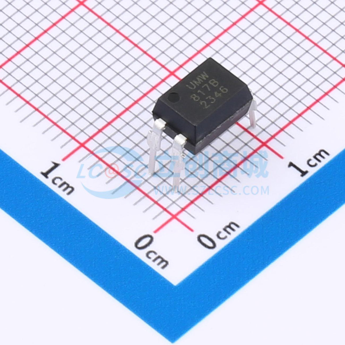 Optocoupler transistor PC817B UMW DIP-4 1.2V - Techcore Việt Nam