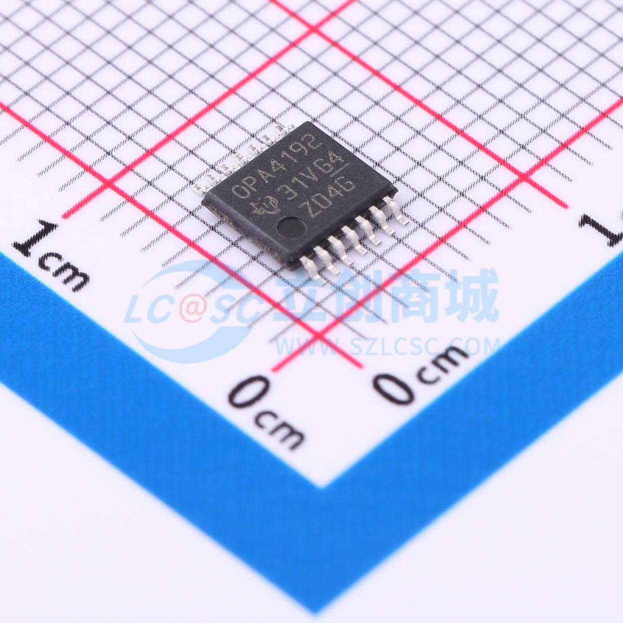 IC Khuếch Đại Thuật Toán Chính Xác OPA4192IPWR Texas Instruments TSSOP-14 4 kênh 4.5–36 V - Techcore Việt Nam