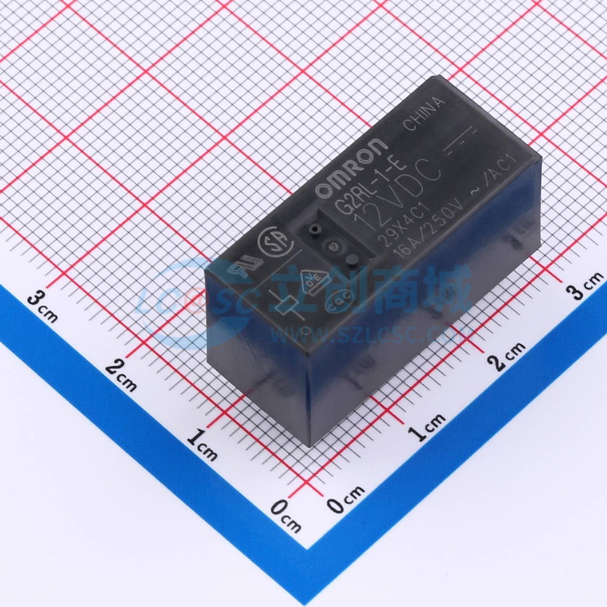 Rơ-le công suất G2RL-1-E-DC12 OMRON DIP,28.8x12.5mm - Techcore Việt Nam