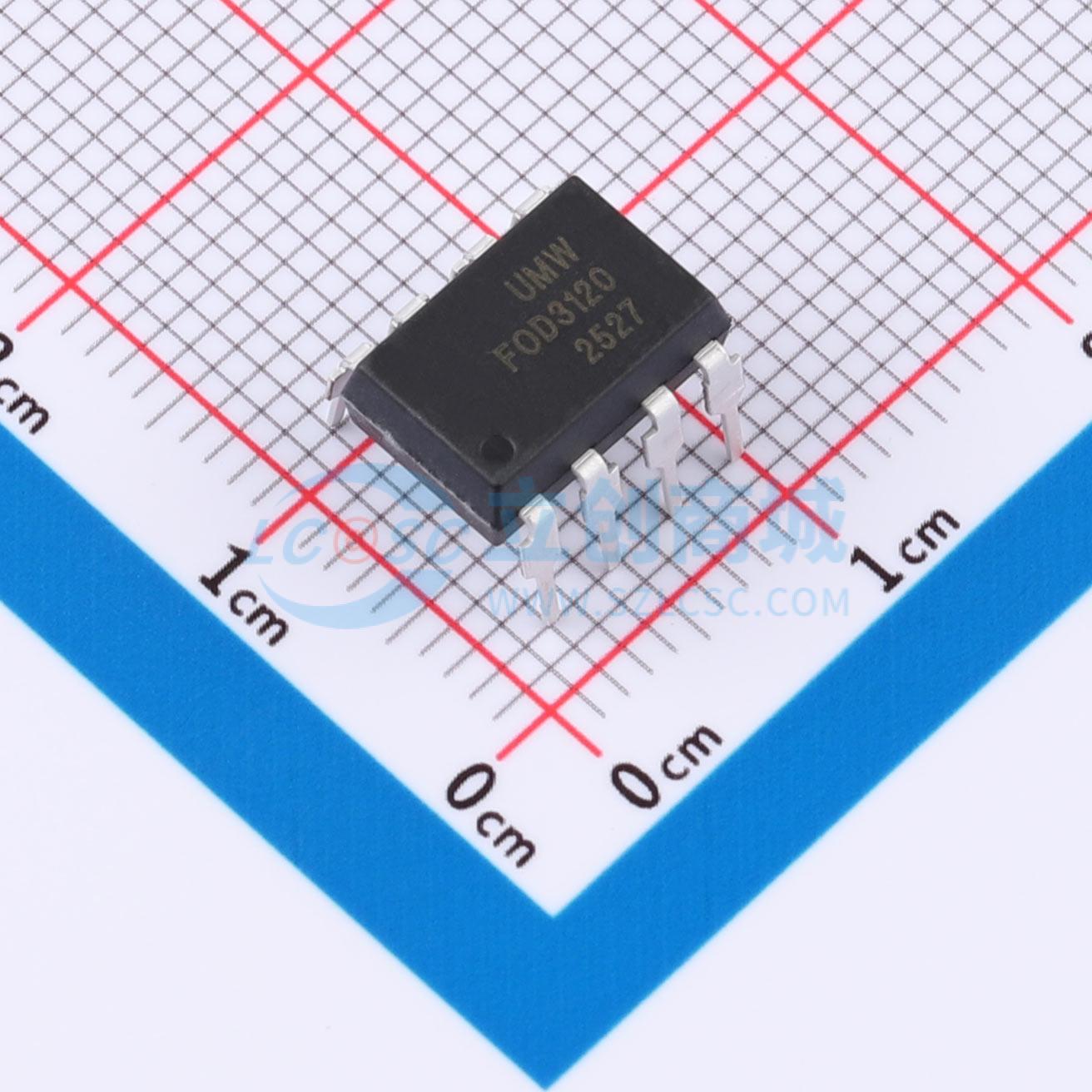 Optocoupler driver cổng FOD3120(UMW) DIP-8 - Techcore Việt Nam