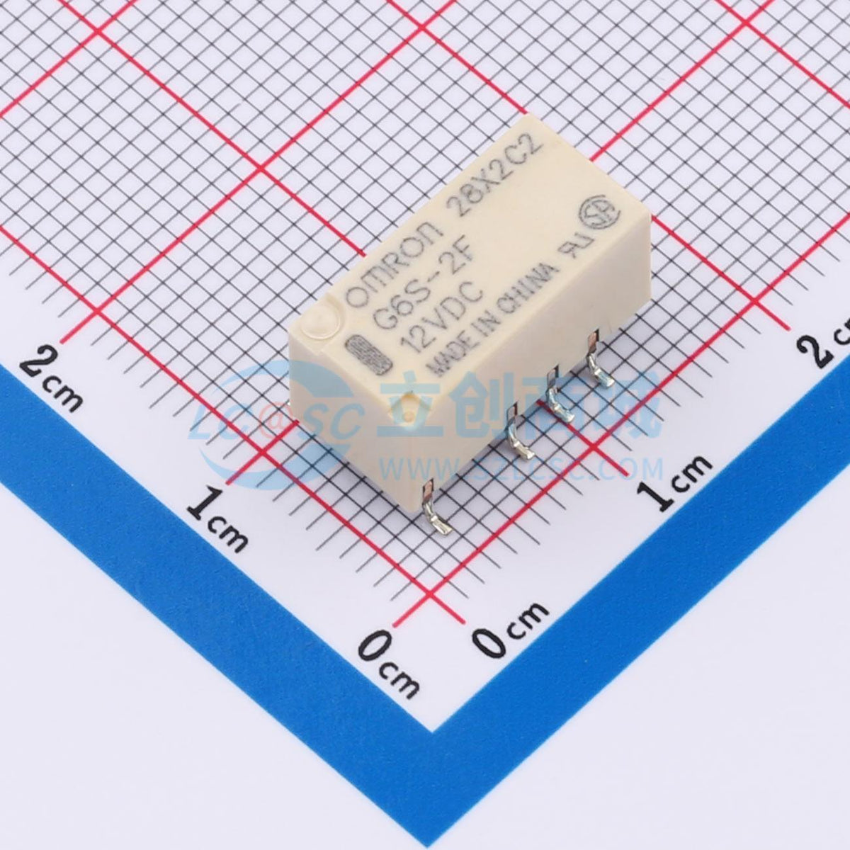 Rơ-le điện tử G6S-2F DC12 OMRON 12V SMD - Techcore Việt Nam