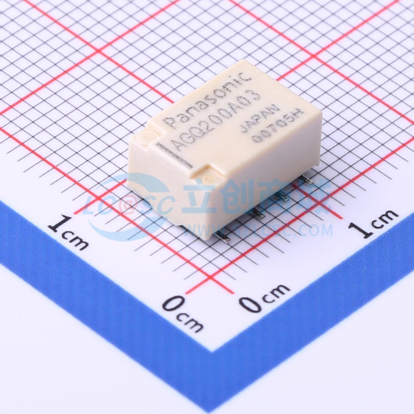 Rơ-le điện tử AGQ200A03Z PANASONIC 3V SMD,7.2x10.6mm - Techcore Việt Nam