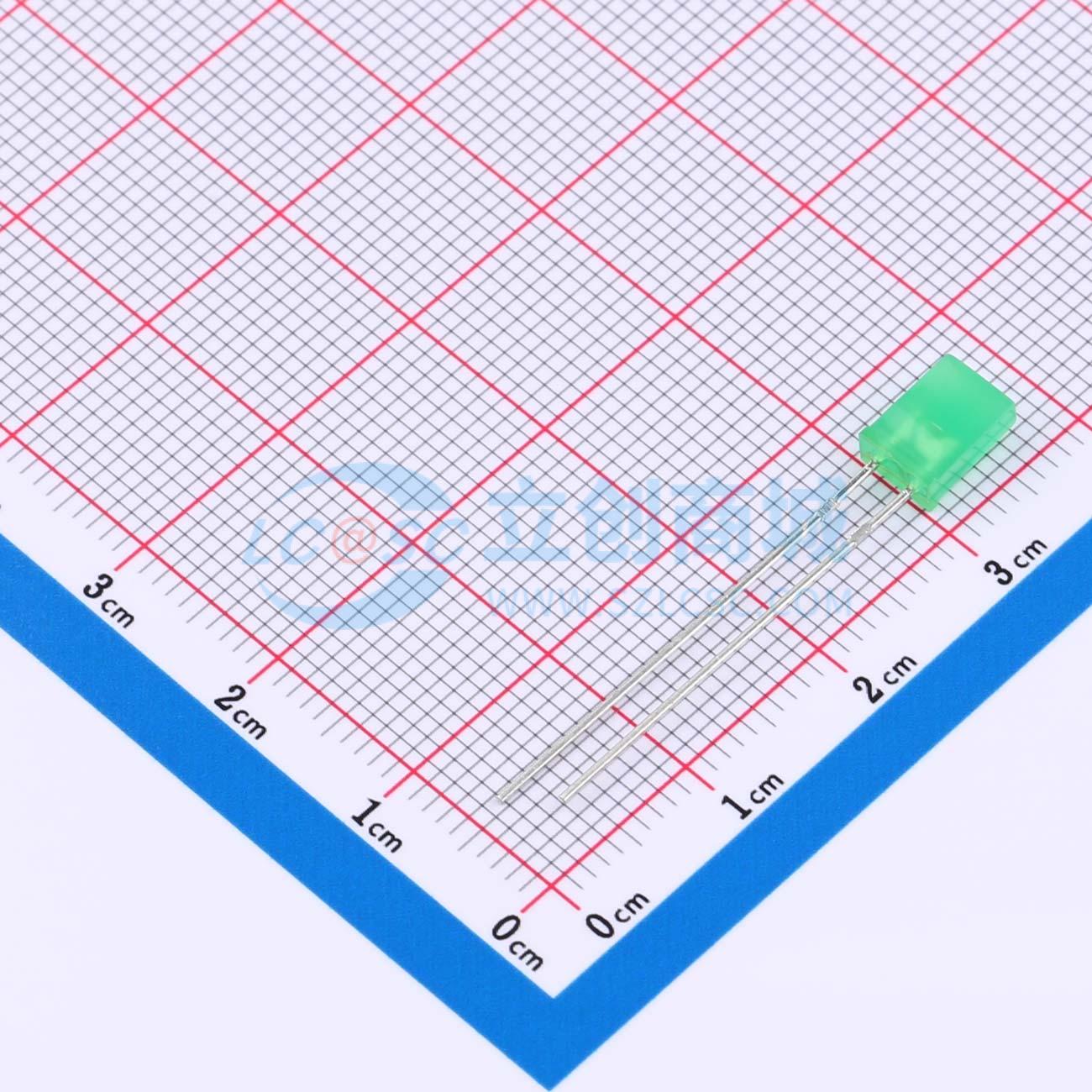 LED TZ-L2-25FYBYG2YCJ140-001 TUOZHAN Xuyên lỗ,D=5mm Xanh lá - Techcore Việt Nam