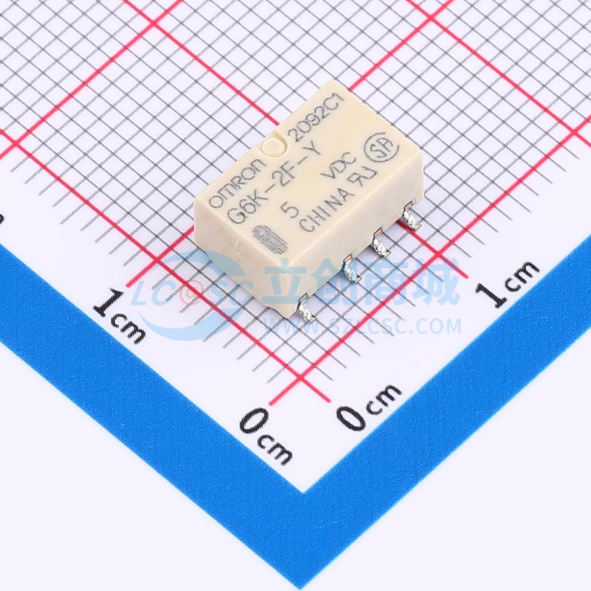Rơ-le tín hiệu G6K-2F-Y-DC5 OMRON 5V SMD - Techcore Việt Nam
