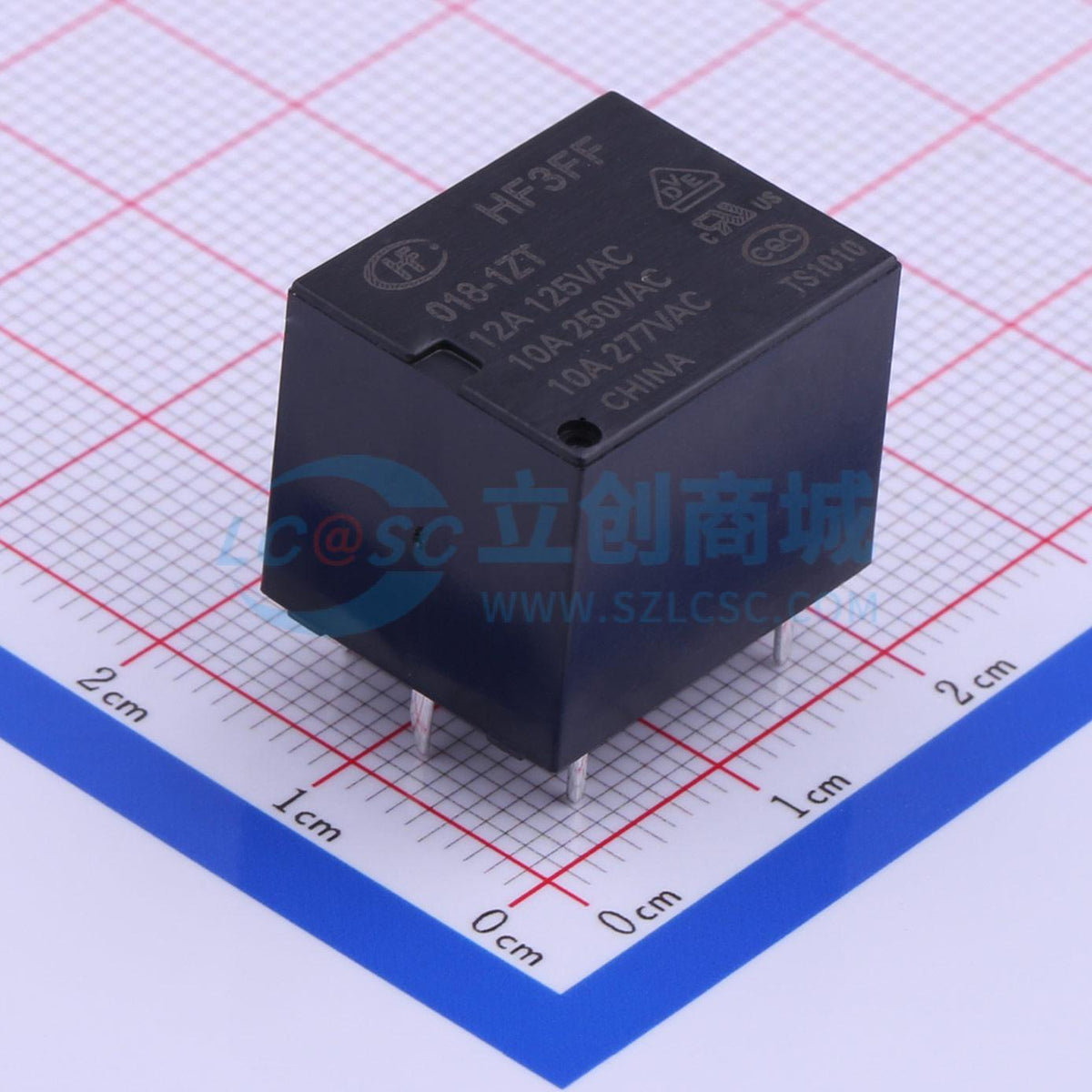 Rơ-le điện tử HF3FF/018-1ZT HF 18V THT,19x15.2mm - Techcore Việt Nam