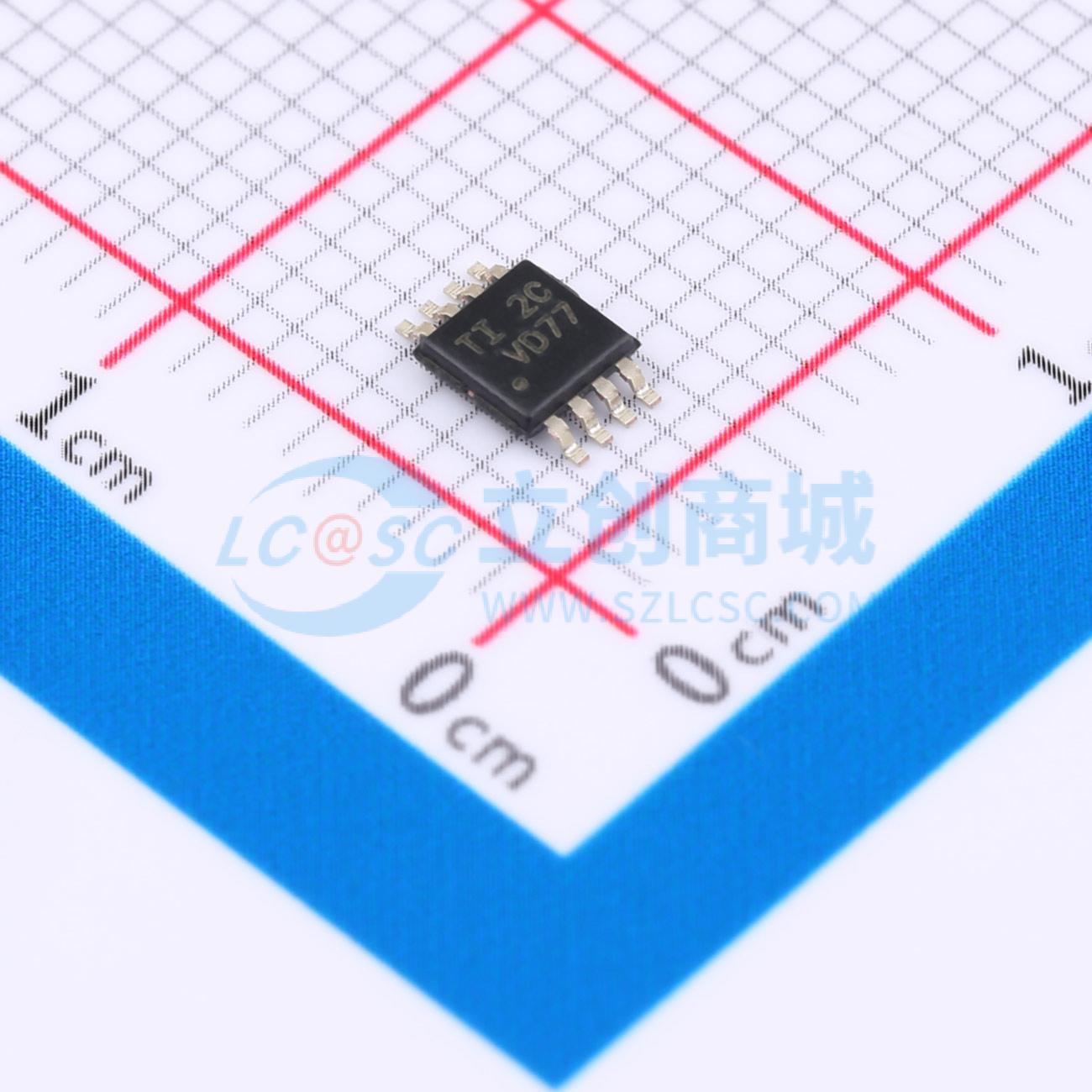 IC giao tiếp RS-485/RS-422 SN65HVD77DGKR Texas Instruments VSSOP-8-0.65mm - Techcore Việt Nam