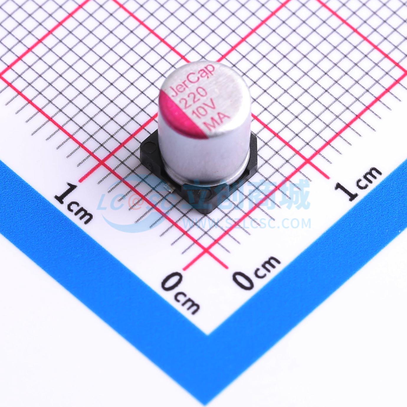 Linh kiện điện tử MA10V220M6X8 JIERR SMD,D6.3xL7.7mm - Techcore Việt Nam