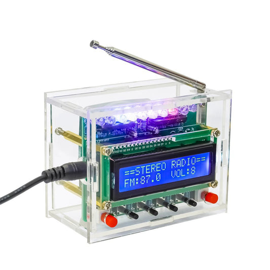 Kit Radio FM Kỹ Thuật Số RDA5807 – Vi Điều Khiển 51 Có Hiển Thị Mức Tín Hiệu TJ-56-634