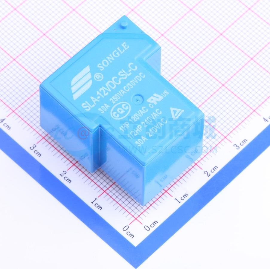 Rơ-le điện tử SLA-12VDC-SL-C SONGLE 12V THT,32x27.6mm - Techcore Việt Nam