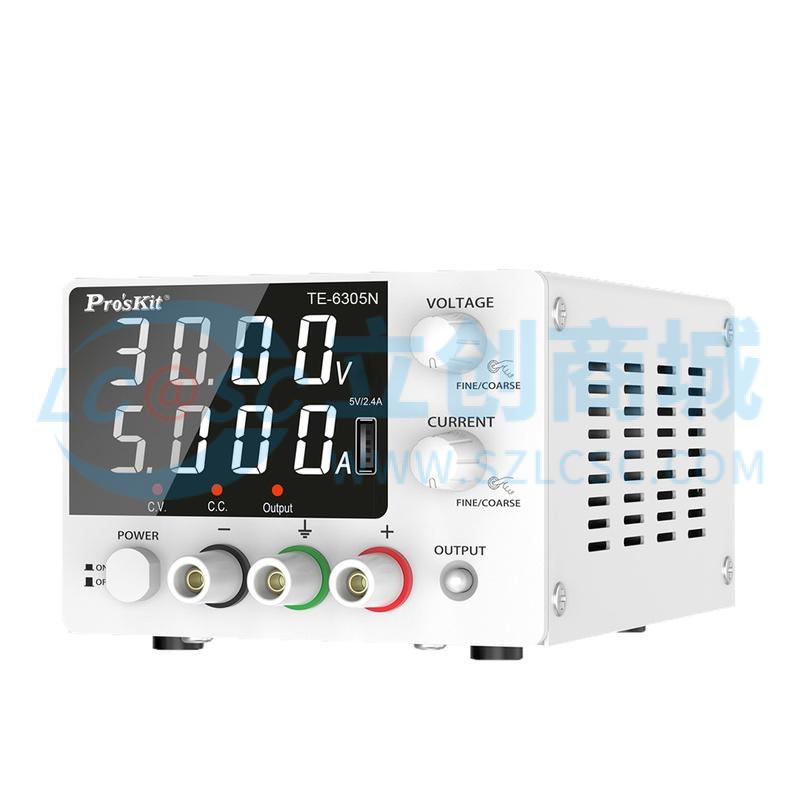 Nguồn DC TE-6305NH Pro'sKit Phù hợp đo kiểm trong phòng lab - Techcore Việt Nam