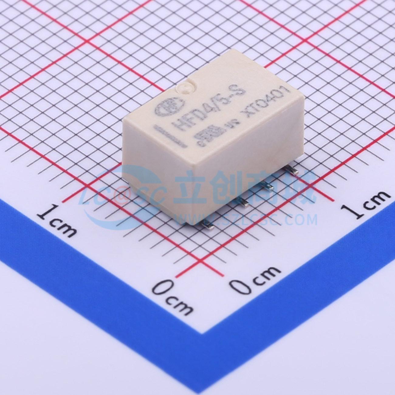 Rơ-le tín hiệu HFD4/5-SR HF SMD,10x6.5mm - Techcore Việt Nam