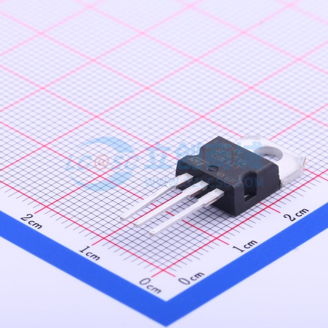 IC ổn áp tuyến tính LDO L7805CV-DG STMicroelectronics TO-220 - Techcore Việt Nam