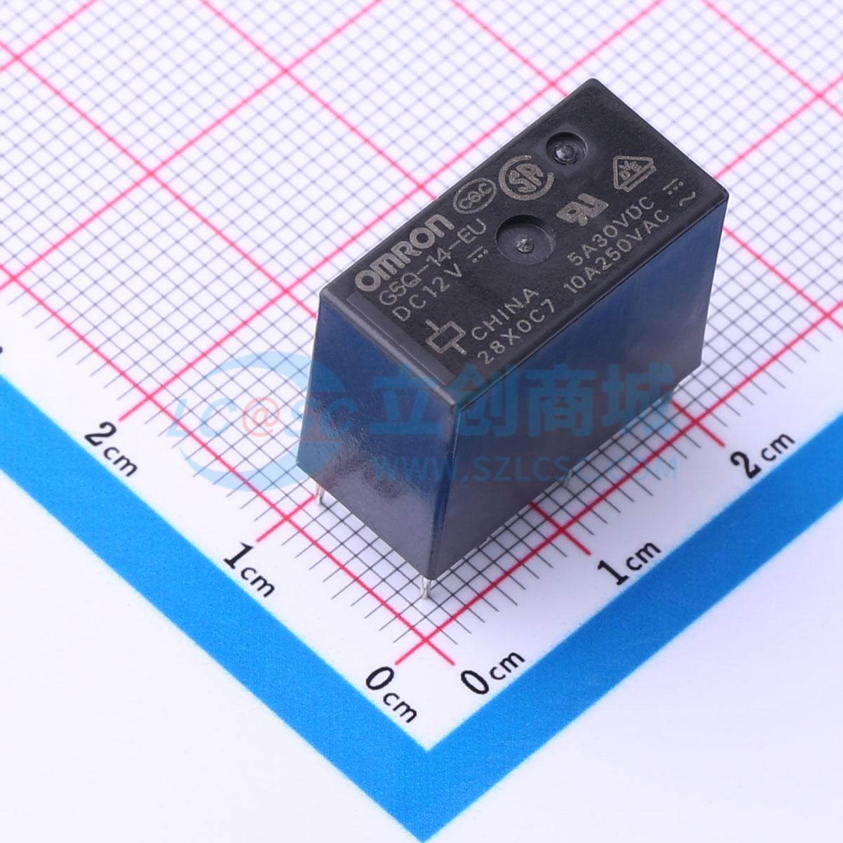 Rơ-le điện tử G5Q-14-EU DC12 OMRON 12V THT,20x10mm - Techcore Việt Nam