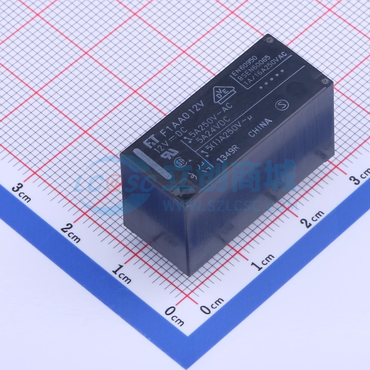 Rơ-le điện tử FTR-F1AA012V FUJITSU 12V DIP,29x12.8mm - Techcore Việt Nam
